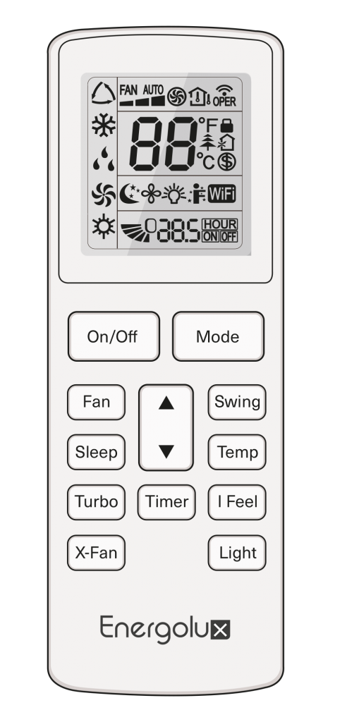Сплит-система On/Off Energolux BADEN SAS07BD1-A/SAU07BD1-A — изображение 7